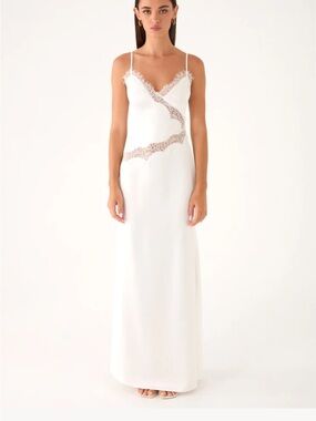 Peppermayo Velisse Maxi Dress - White
